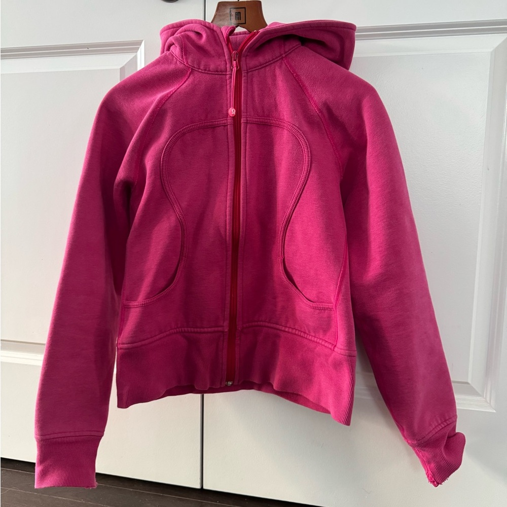lululemon athletica Pink Full-Zip Hoodie Sweatshirt